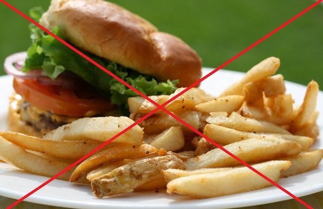 Zabrana brze hrane za osteohondrozo kralježnice